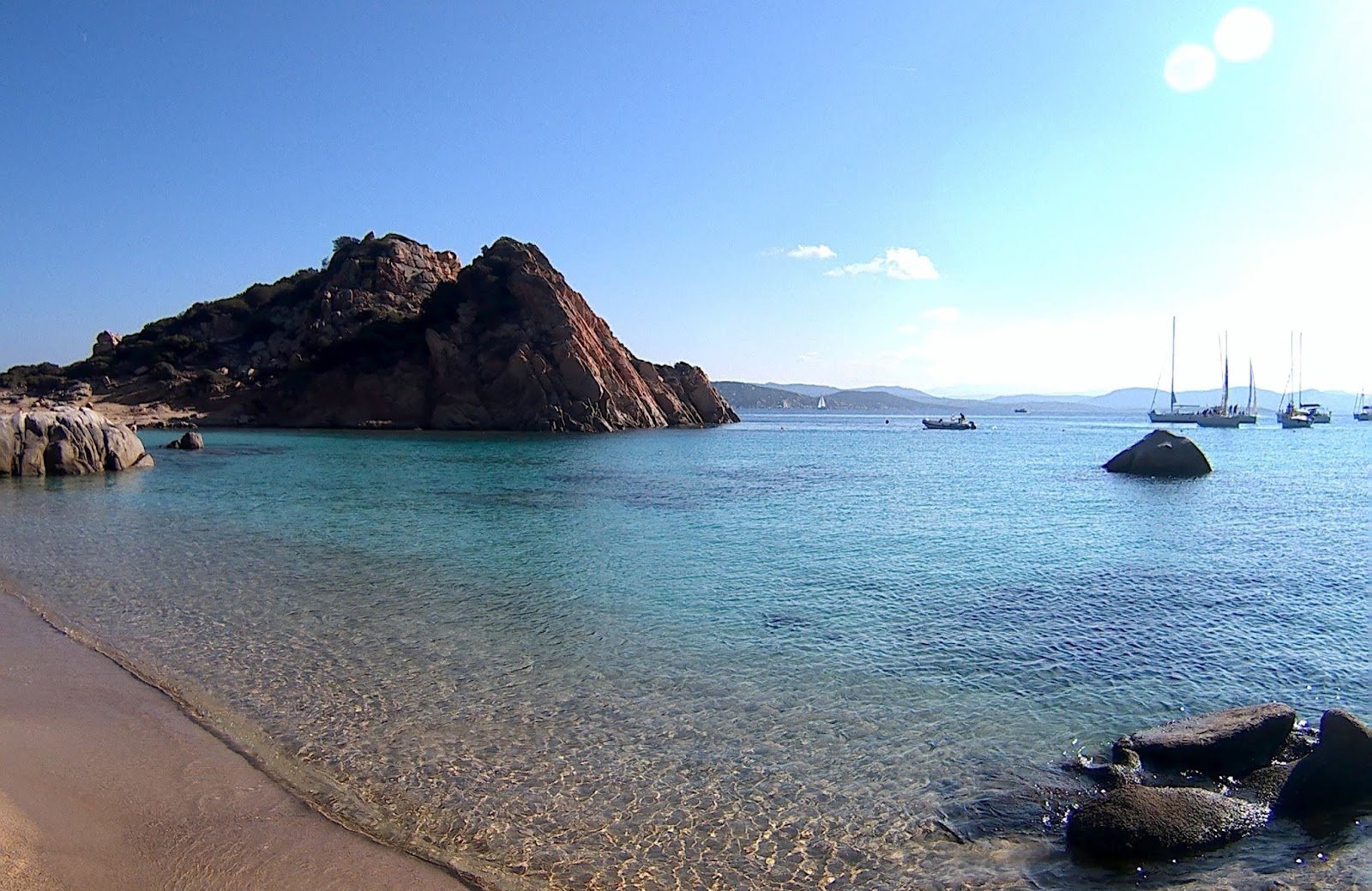 Mare cristallino dell'arcipelago della Maddalena